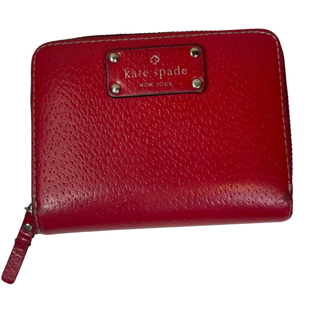 Kate Spade Red Leather Wallet